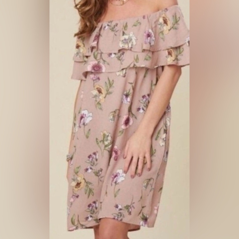 NWT Altar'd State Off The Shoulder Floral Dress